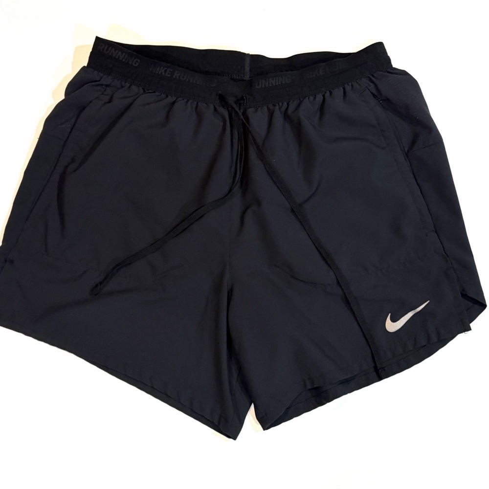 Nike Running Black Dri-FIT Lined Shorts size Small